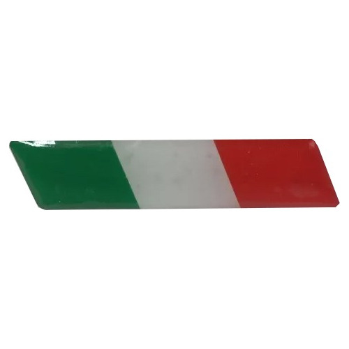 Calco Resinada Autoadhesiva Bandera Italia Parque Chas