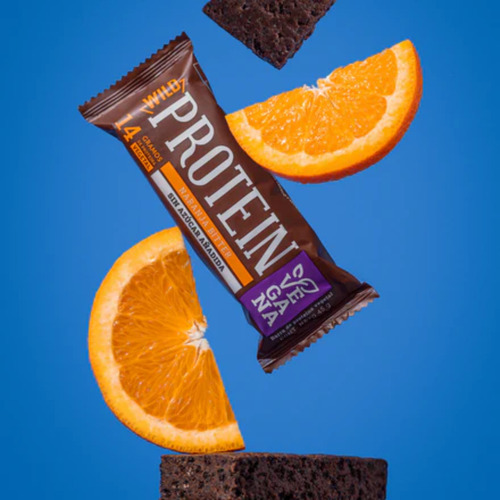 Barritas Wild Protein Naranja Bitter Veganas 5 unidades