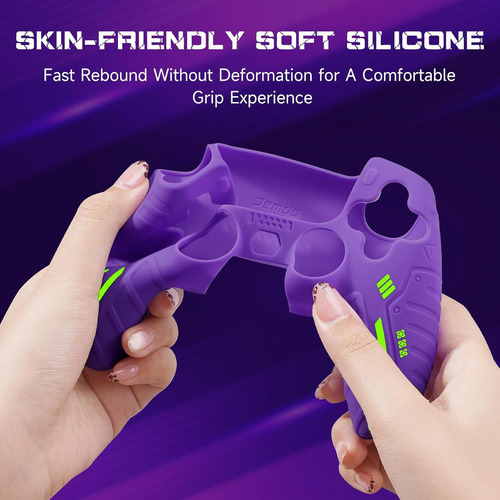Js Funda Protectora De Silicona Suave Para Mando Ps5, Color