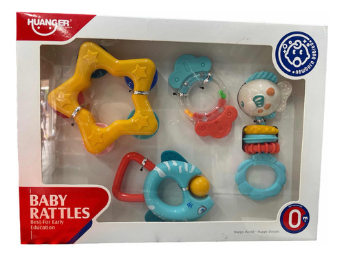 Juego De Sonajas Y Pandero Para Bebé