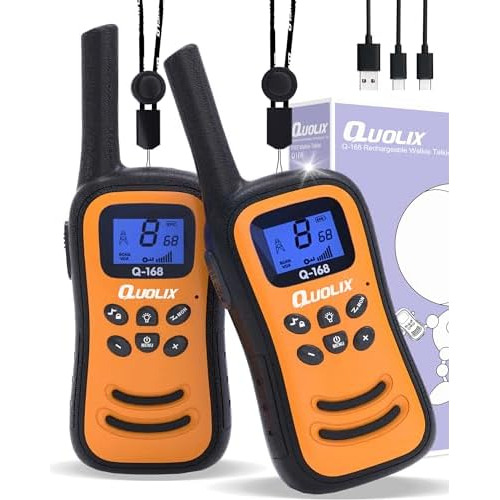 Walkie Talkies Niños, Paquete De 2, Walkie Talkies Rec...