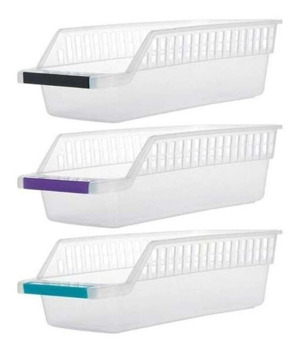 Imagen 7 de 8 de Contenedor Organizador Multiuso Para Heladera Y Guardado