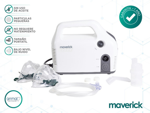 Imagen 2 de 9 de Nebulizador Piston Compresor 403a Yuwell Máscara Adulto\niño