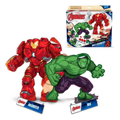 Wood Worx Marvel - The Hulk V/s Hulkbuster