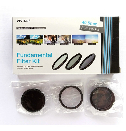 Kit De Filtros Vivitar Para Lentes 40.5mm