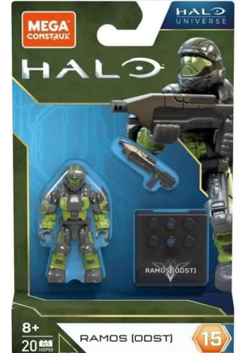Conjunto 5 Figuras Mega Construx Halo Heroes Serie 15