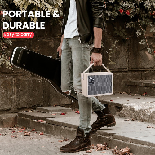 Amplificador De Guitarra Electrónico Portátil Pyle 5 Altavoz
