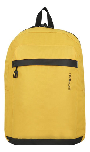 Mochila escolar Samsonite Reformation Moonlight color sunny yellow diseño liso 25L