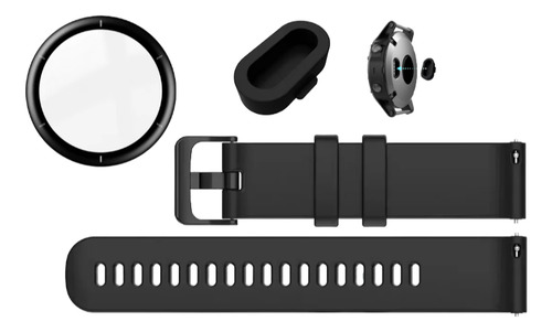 Pulseira + Plug + Pelicula Tpu Compativel Com Garmin Venu 2