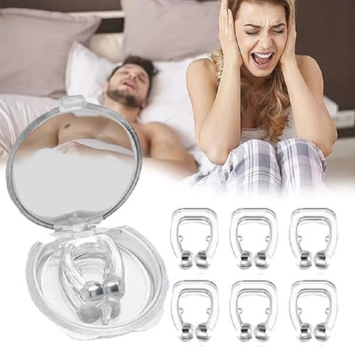 Anti Ronquidos De Silicona Magnéticos C/estuche