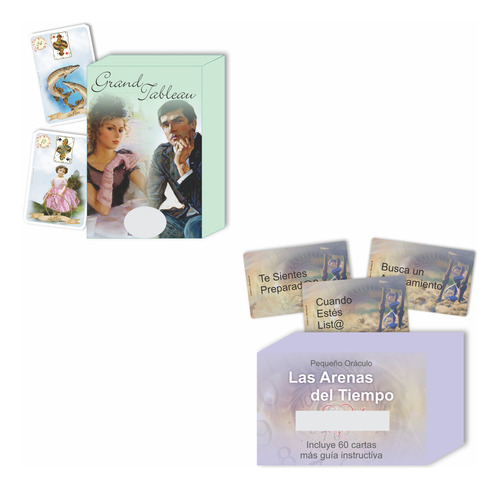 Cartas Tarot Lenormand + Pequeño Oráculo Arenas Del Tiempo