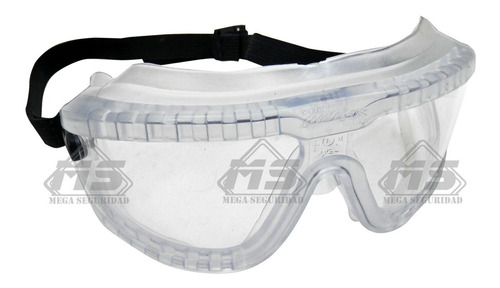 Googles 3m Claro Splash Gear Con Elastico Antiempañe Lentes