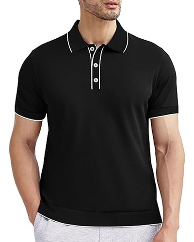 Playera Polo Hombre Manga Corta Moda Casual Camisa