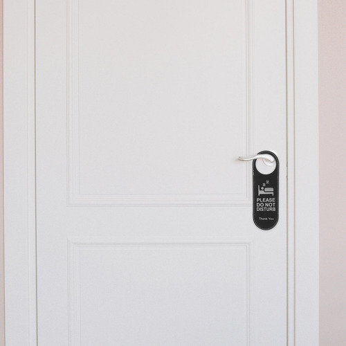 5pcs Please Do Not Disturb Door Sign Double-sided Door Knob