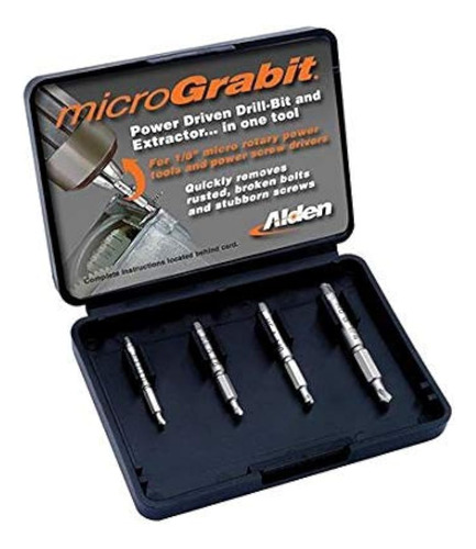 Alden 4507p Micro Grabit Broken Bolt Extractor Kit De 4 Piez