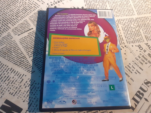 Dvd O Máscara - Jim Carrey (Usado)