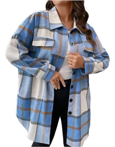 Camisa leñadora mujer larga sale
