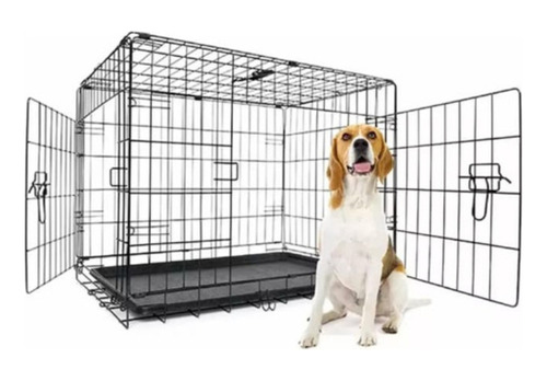 Jaula Para Perro Gato Conejos Corral Metal  Xxl Para Mascota