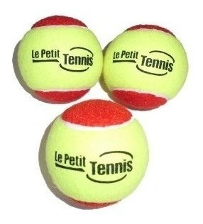 3 Pelotas De Tenis Rojas Verde Para Niños Son Mas Lentas