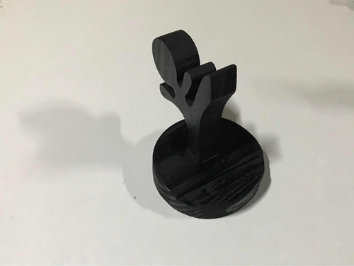 Suporte Para Celular Tablet E Kindle Em Madeira Maciça Ninja