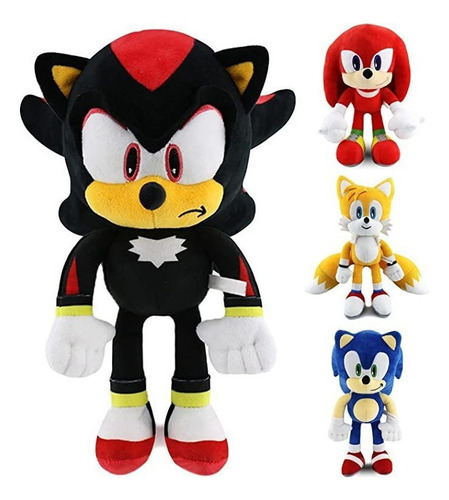 Muñeco Sonic De Personaje De Dibujos Animados De 4 Piezas