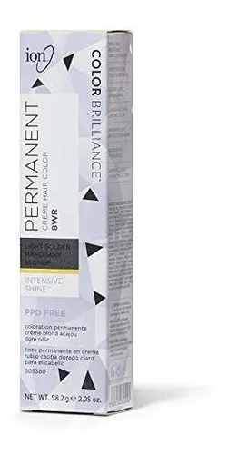 Ion 8wr Light Gold Mahogany Blonde Permanent Creme Hair Colo