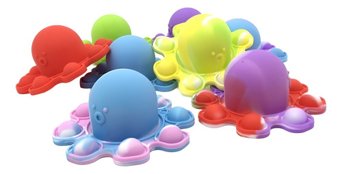 Pop It Fidget Toy Pulpo Reversible Antiestrés