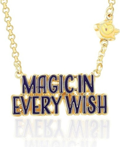 Disney Wish Girls Collar Con Colgante De 41cm + 8cm Deseo 