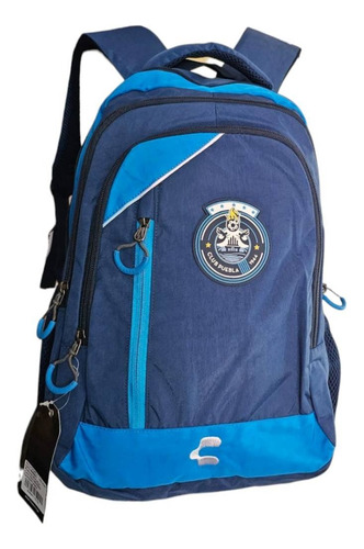 Mochila Deportiva Club Puebla Azul 8066941 Charly Azul/celeste Liso