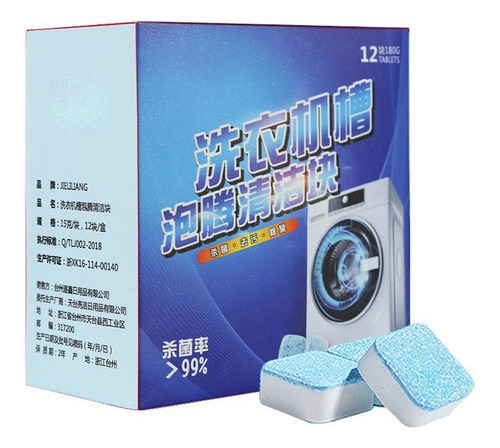 10 Pc Máquina De Lavar Roupa Limpeza Tablet Efervescente