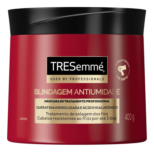 Máscara Tresemmé Blindagem Antiumidade Proteção Térmica 400g