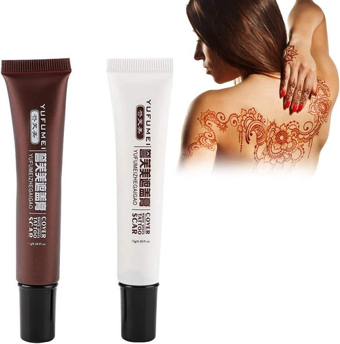 Corrector Tatuajes Manchas Cicatrices Crema Natural Unisex