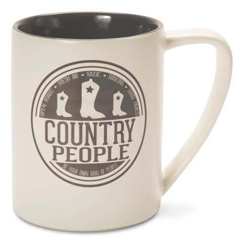 Pavilion Gift Company Country People Taza De Cerámica, 18 On