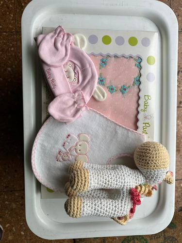 Ajuar Conjunto Eco Party Para Recién Nacido Rosa 0-1 M