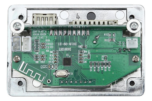 Módulo De Placa Decodificadora De Mp3 Bluetooth 5 5v Plata