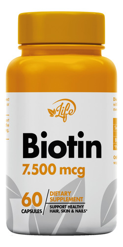 Biotin 7.500 Mcg Americano - Unidad a $783