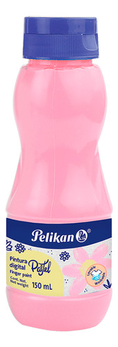 Pintura Digital Preescolar Dedos Pelikan 150ml Elegir Color Rosa Pastel