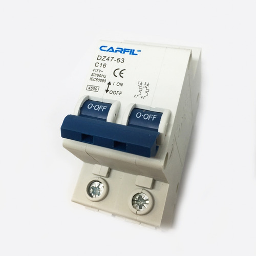 Imagen 2 de 5 de Llave Termica Bipolar