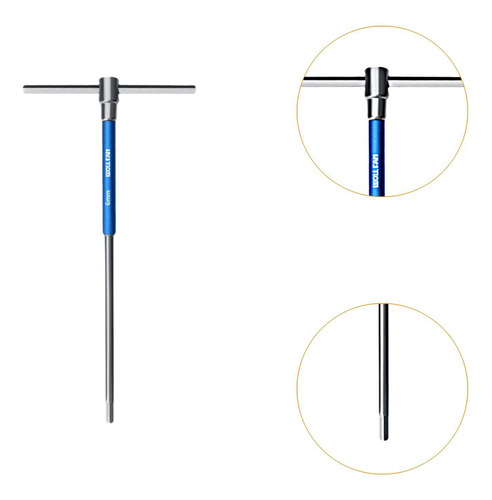 T Manejar La Llave Hexagonal Deslizante, Herramientas 6 Mm