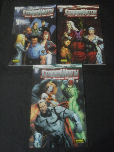 Pack Stormwatch - Post Human Division (completo) - 3 Tomos