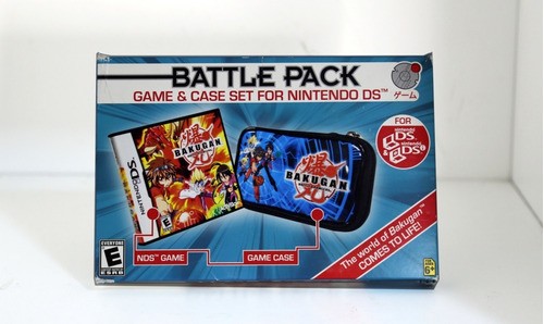 Battle Pack Game & Case Set Bakugan Nintendo Ds