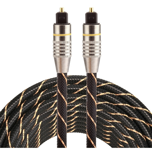 Cable Audio Optico Digital Toslink 5 Mts Macho Macho Od6.0mm