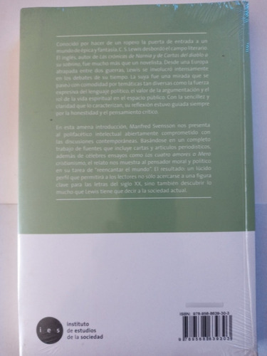 C.s.lewis. Una Introducción.(manfred Svensson). Edit Ies.