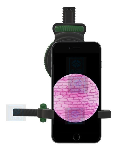 Imagem 2 de 7 de Suporte Para Celular Adaptável Em Microscópio E Telescópio