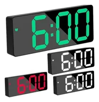 Comprar Relogio Digital Led Mesa Parede Temperatura Data Alarme