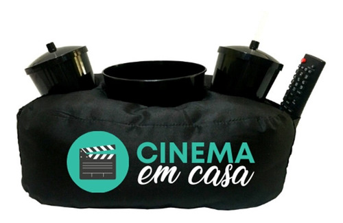 Almofada Porta Pipoca Cinema Em Casa