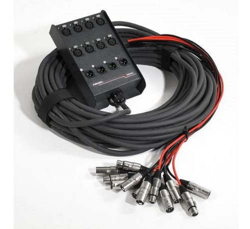 Imagen 2 de 3 de Snake O Medusa De 8 Canales 25m Proel Ebn804msi Envio Full