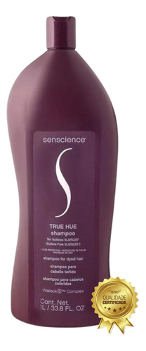 Shampoo True Hue Para Cabelos C/ Coloração Senscience Litro