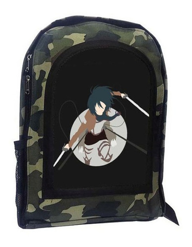 Mochila Camuflada Shingeky Attack On Titan A40