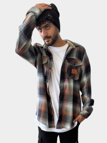 Camisa De Hombre Gotcha Leñadora Tom Shirt Talles S-2xl
